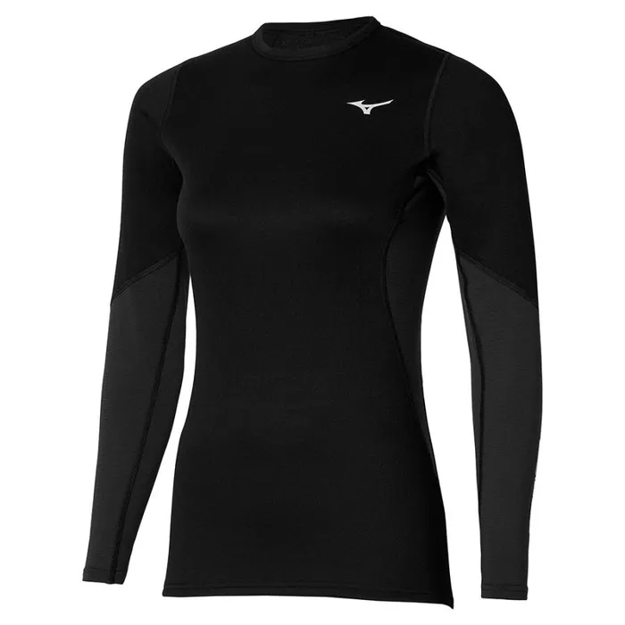 Tops Women Mizuno Merino Wool Crew Black