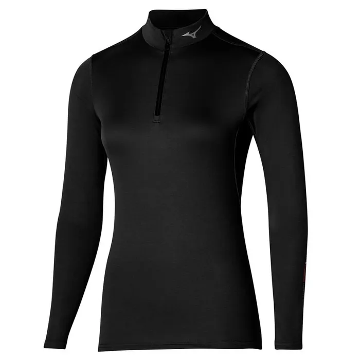 Tops Women Mizuno Mid Weight HZ Black