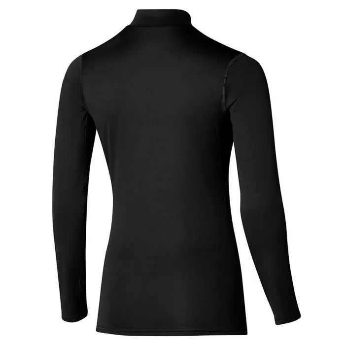 Tops Women Mizuno Mid Weight HZ Black Tops Women Mizuno Mid Weight HZ Black