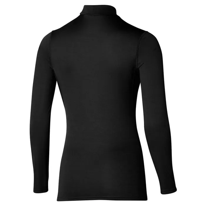 Tops Women Mizuno Mid Weight High Neck Black Tops Women Mizuno Mid Weight High Neck Black