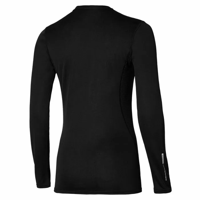 Tops Women Mizuno Mid WeightL Crew Black
