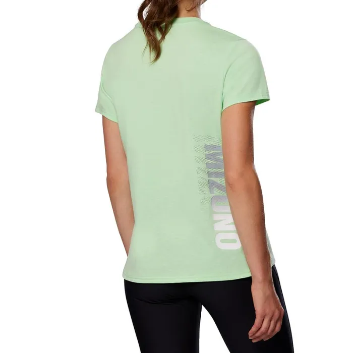 Tops Women Mizuno Mizuno Tee Patina Green Tops Women Mizuno Mizuno Tee Patina Green