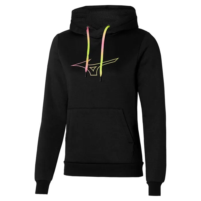 Tops Women Mizuno Release Hoodie Black