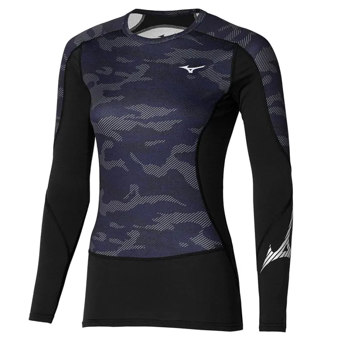 Tops Women Mizuno Virtual Body G3 Crew Black
