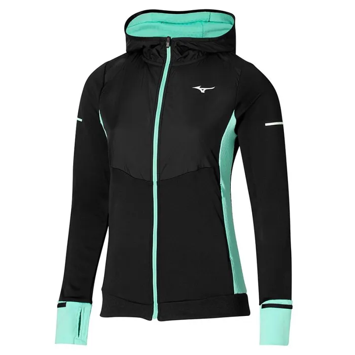 Tops Women Mizuno Warmalite Hybrid Fz Black