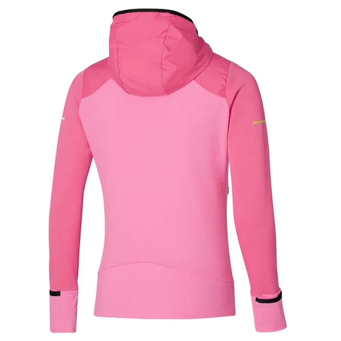 Tops Women Mizuno Warmalite Hybrid Fz Sangria Sunset Tops Women Mizuno Warmalite Hybrid Fz Sangria Sunset