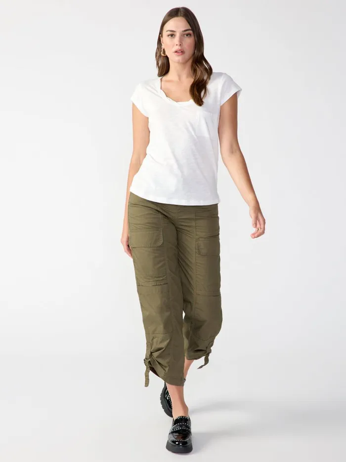 Traveler Twist Tee White Women Sanctuary Clothing Tees and Tops