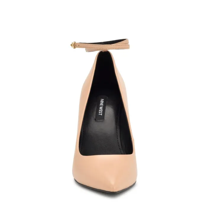 Trevs Ankle Wrap Pumps Warm Blush Women Nine West Heels