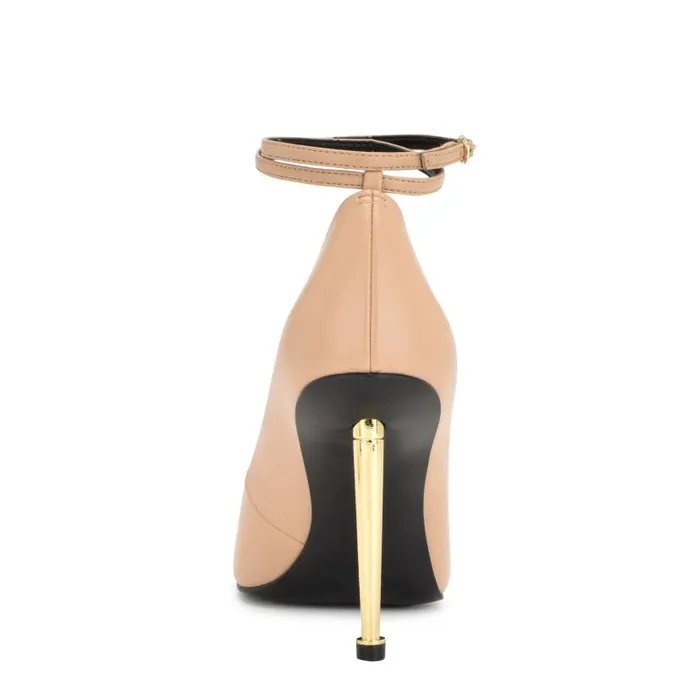 Trevs Ankle Wrap Pumps Warm Blush Women Nine West Heels