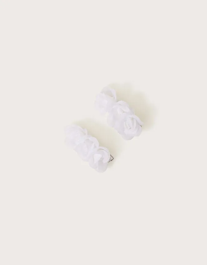 Triple Flower Bridesmaid Hair Clips Set Of Two Children Monsoon Girls039 Hair Accessories