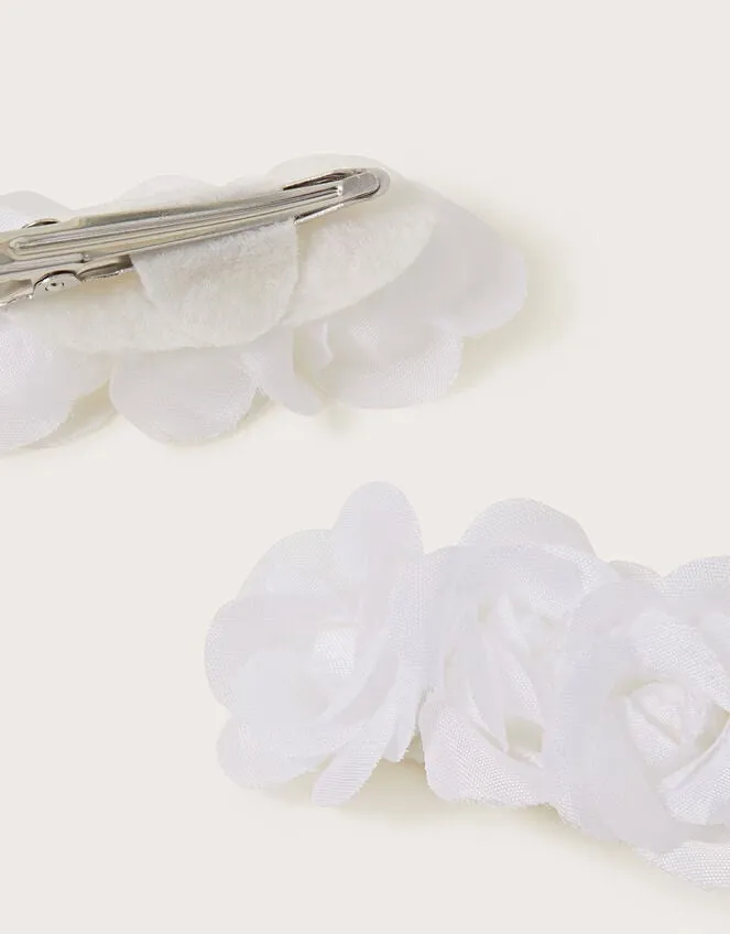 Triple Flower Bridesmaid Hair Clips Set Of Two Children Monsoon Girls039 Hair Accessories