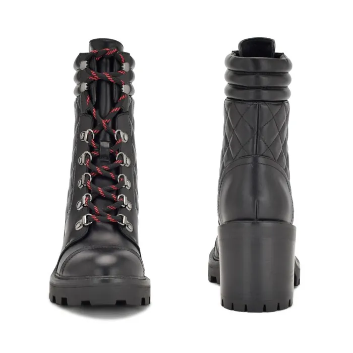 Unite Lug Sole Booties Black Women Nine West Boots and Booties