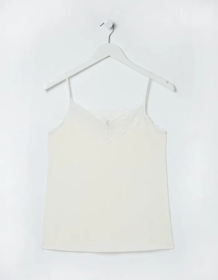 VNeck Lace Vest Ivory Women FatFace Socks Underwear and Tights