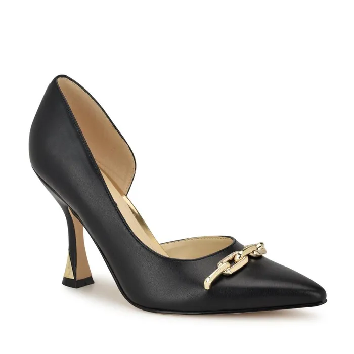 Vampe D039Orsay Chain Pumps Black Women Nine West Heels