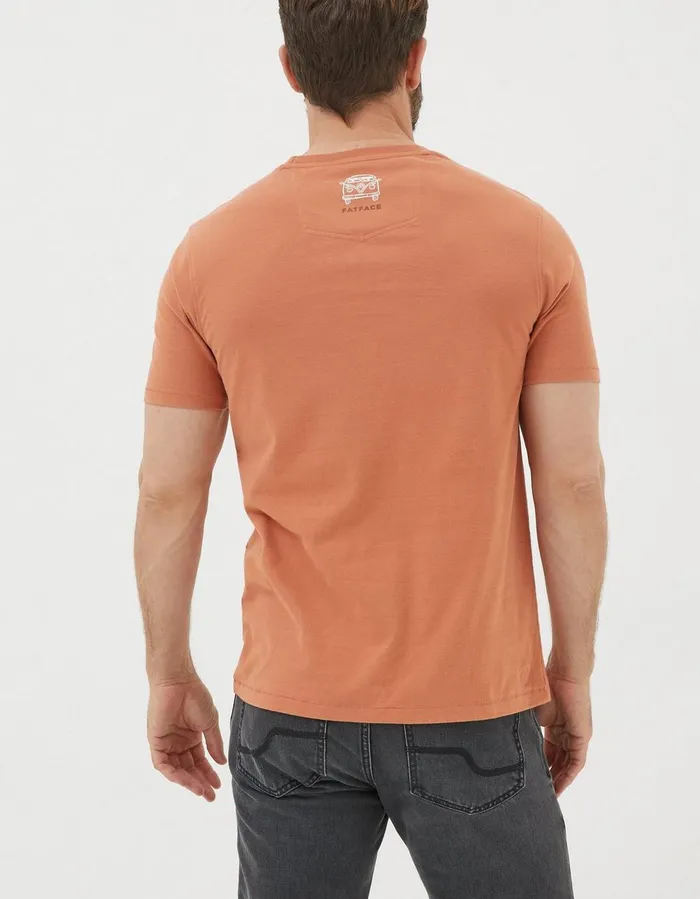 VW Explore More TShirt Dusky Orange Men FatFace TShirts