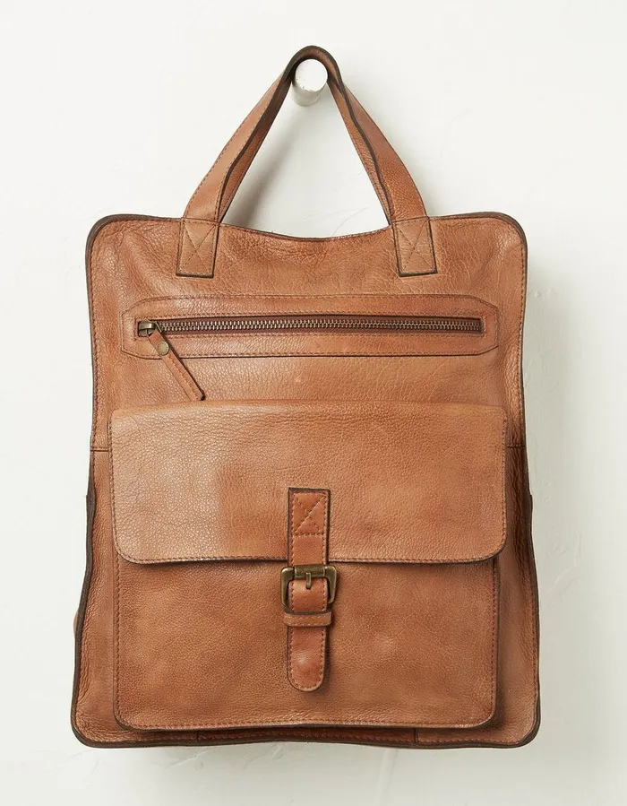 Windsor Leather Rucksack Chestnut Brown Men FatFace Bags and Wallets