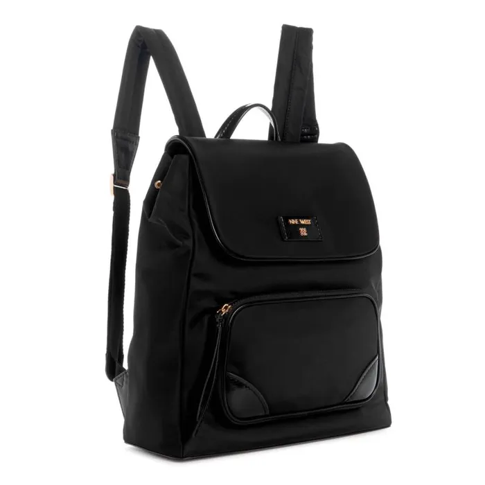 Winsland Flap Backpack Black WomenMen Nine West New Handbags