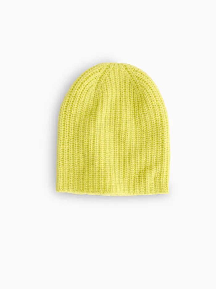 Women Alex Mill Accessories Cashmere Beanie Citron