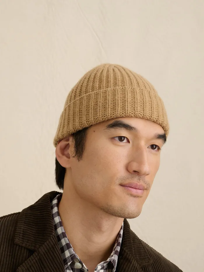 Women Alex Mill Accessories Cashmere Beanie Light Camel