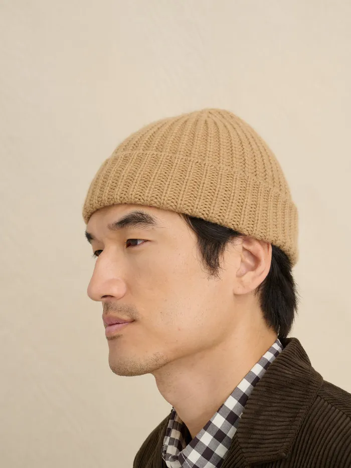 Women Alex Mill Accessories Cashmere Beanie Light Camel