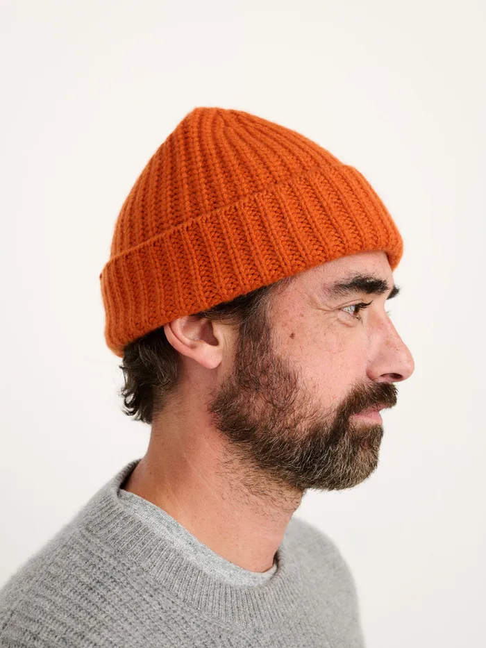 Women Alex Mill Accessories Cashmere Beanie Persimmon
