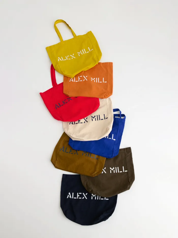 Women Alex Mill Accessories Garment Dyed Alex Mill Tote Dark Khaki