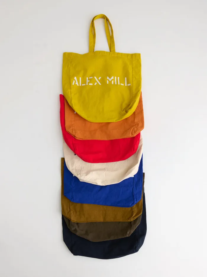 Women Alex Mill Accessories Garment Dyed Alex Mill Tote Dark Khaki Women Alex Mill Accessories Garment Dyed Alex Mill Tote Dark Khaki
