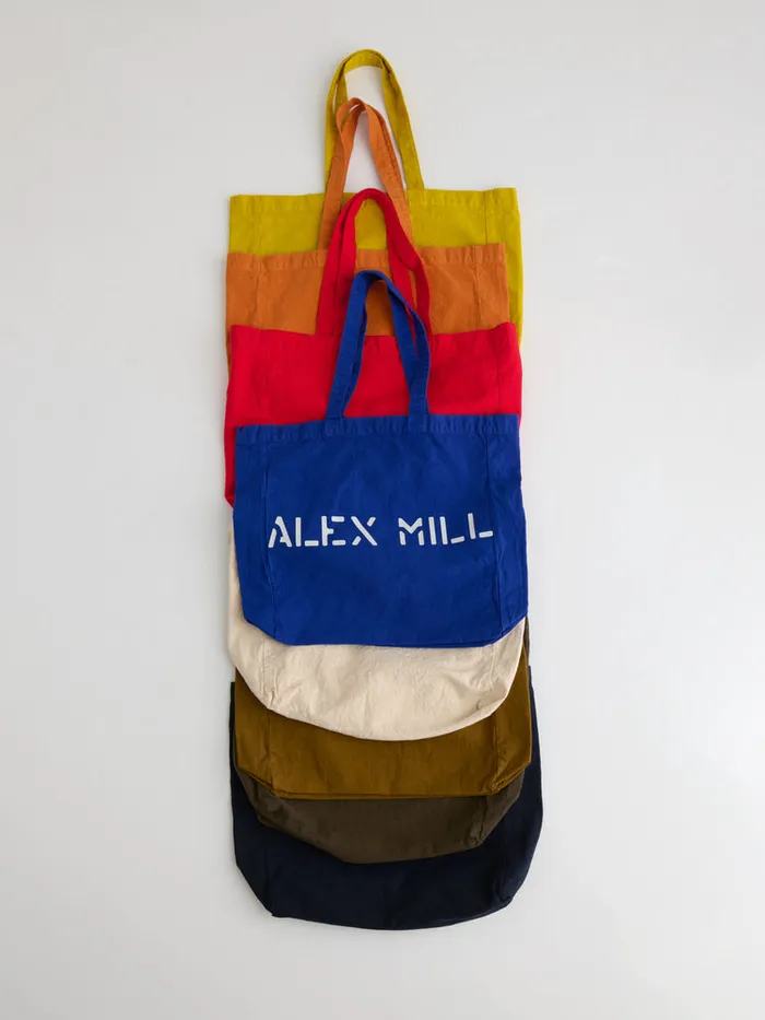 Women Alex Mill Accessories Garment Dyed Alex Mill Tote Dark Khaki Women Alex Mill Accessories Garment Dyed Alex Mill Tote Dark Khaki