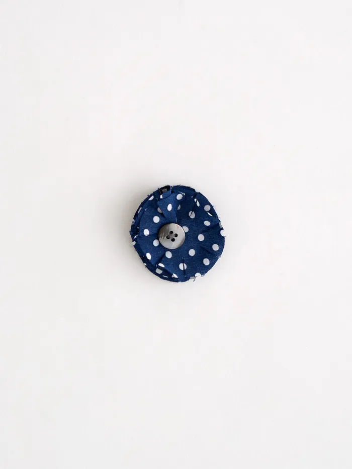 Women Alex Mill Accessories Single Rosette Navy Dot Women Alex Mill Accessories Single Rosette Navy Dot