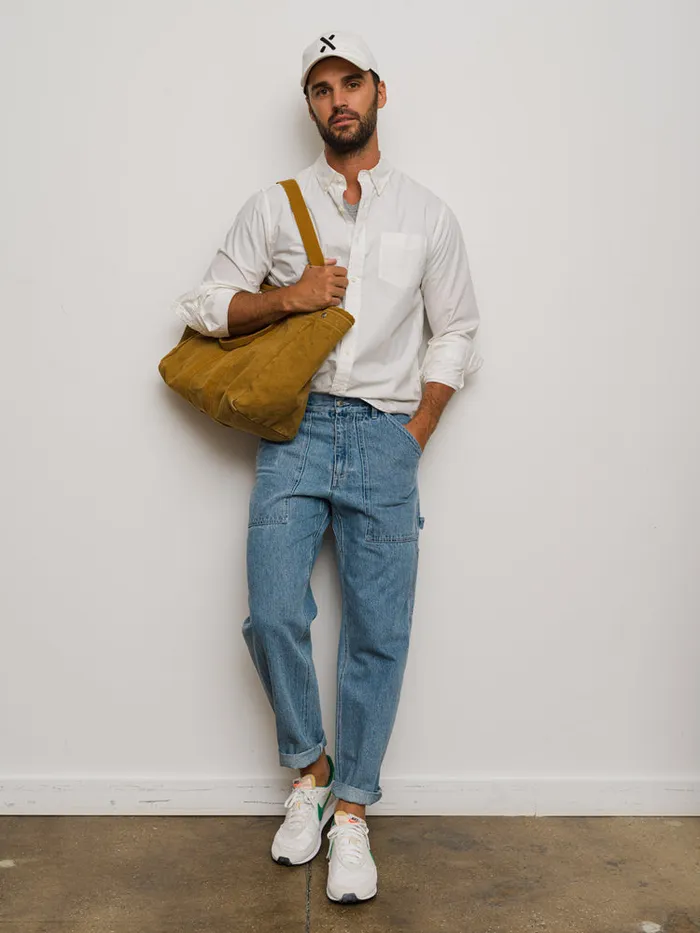 Women Alex Mill Accessories The Perfect Weekday Tote Golden Khaki