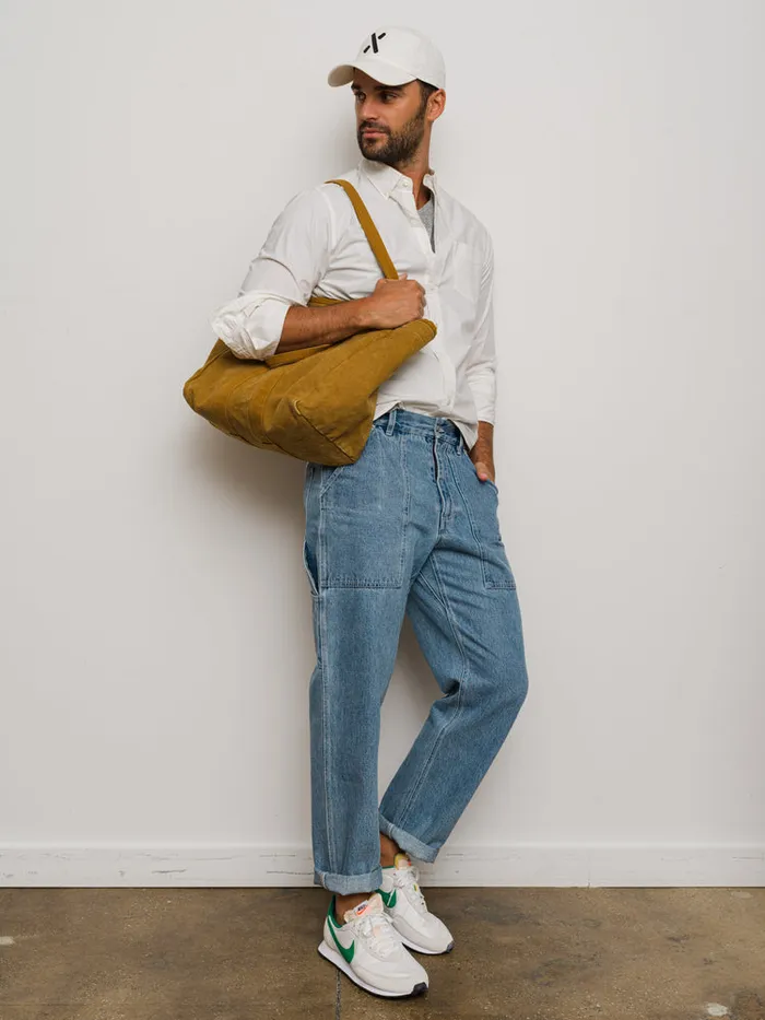 Women Alex Mill Accessories The Perfect Weekday Tote Golden Khaki