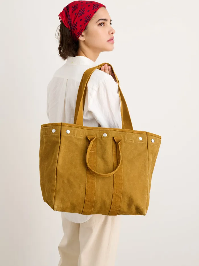 Women Alex Mill Accessories The Perfect Weekday Tote Golden Khaki