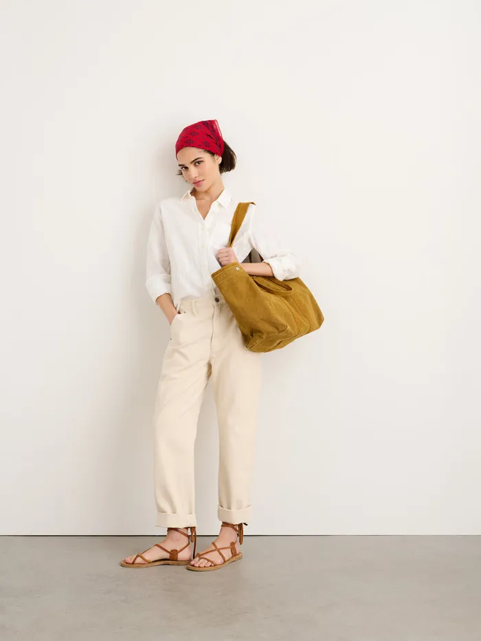 Women Alex Mill Accessories The Perfect Weekday Tote Golden Khaki