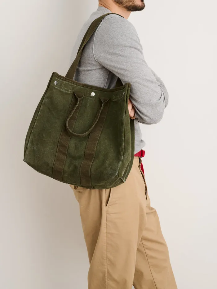 Women Alex Mill Accessories The Perfect Weekday Tote Military Olive