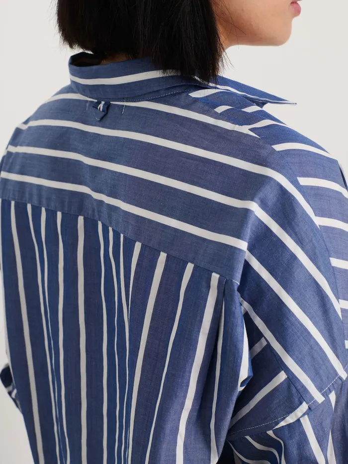 Women Alex Mill Shirts Tops Rework Standard Shirt In Wide Stripe