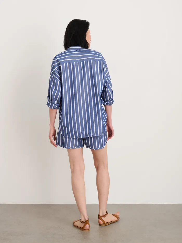 Women Alex Mill Shirts Tops Rework Standard Shirt In Wide Stripe