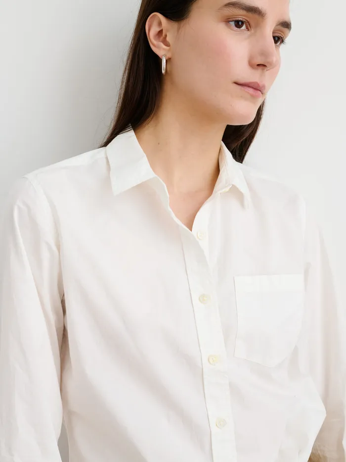 Women Alex Mill Shirts Tops Wyatt Shirt In Solid White