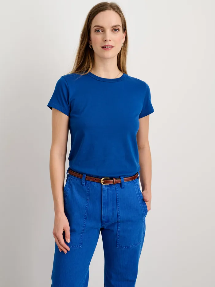 Women Alex Mill Tees Tanks Prospect Tee In 40039S Jersey Blue
