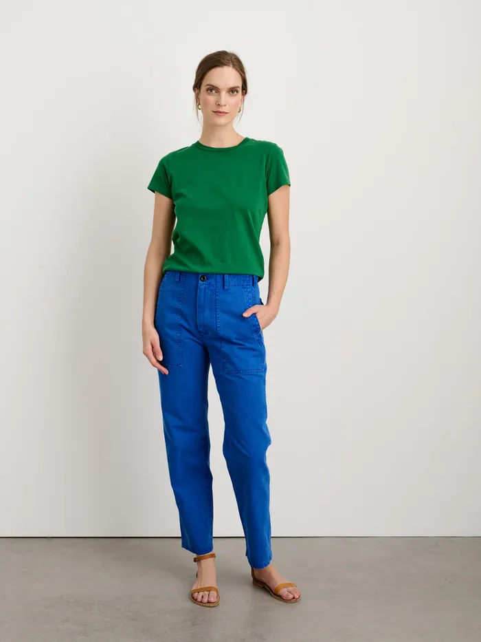 Women Alex Mill Tees Tanks Prospect Tee In 40039S Jersey Forest Green