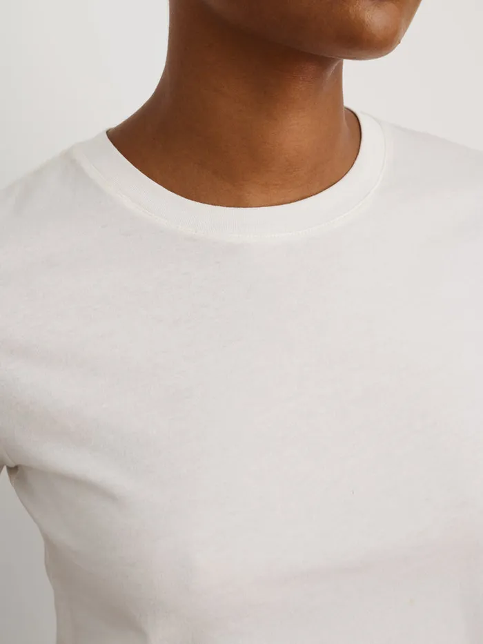 Women Alex Mill Tees Tanks Prospect Tee In 40039S Jersey White