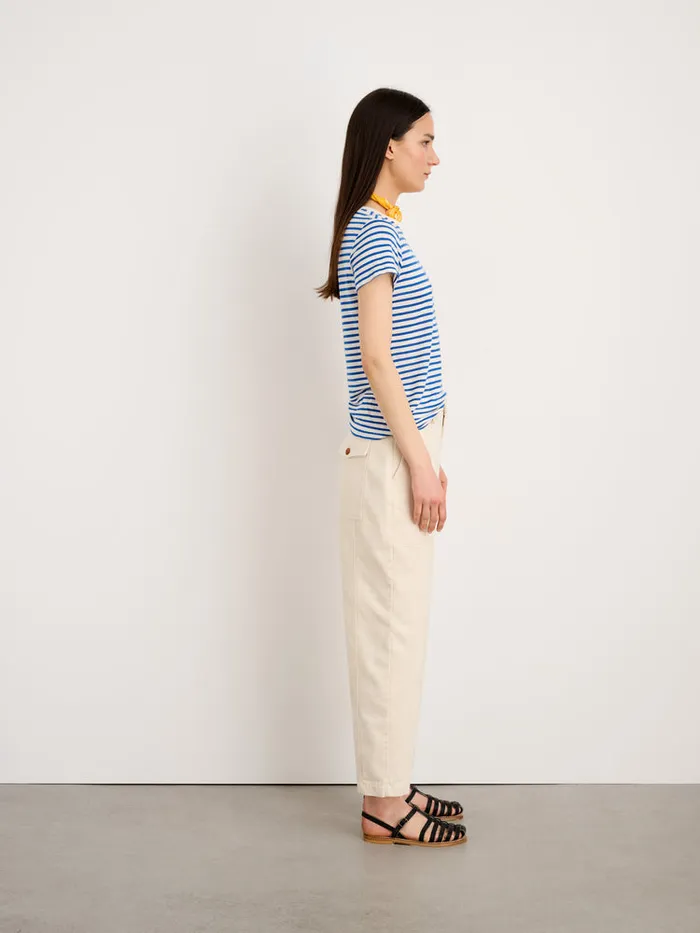 Women Alex Mill Tees Tanks Prospect Tee In Stripe Bluewhite