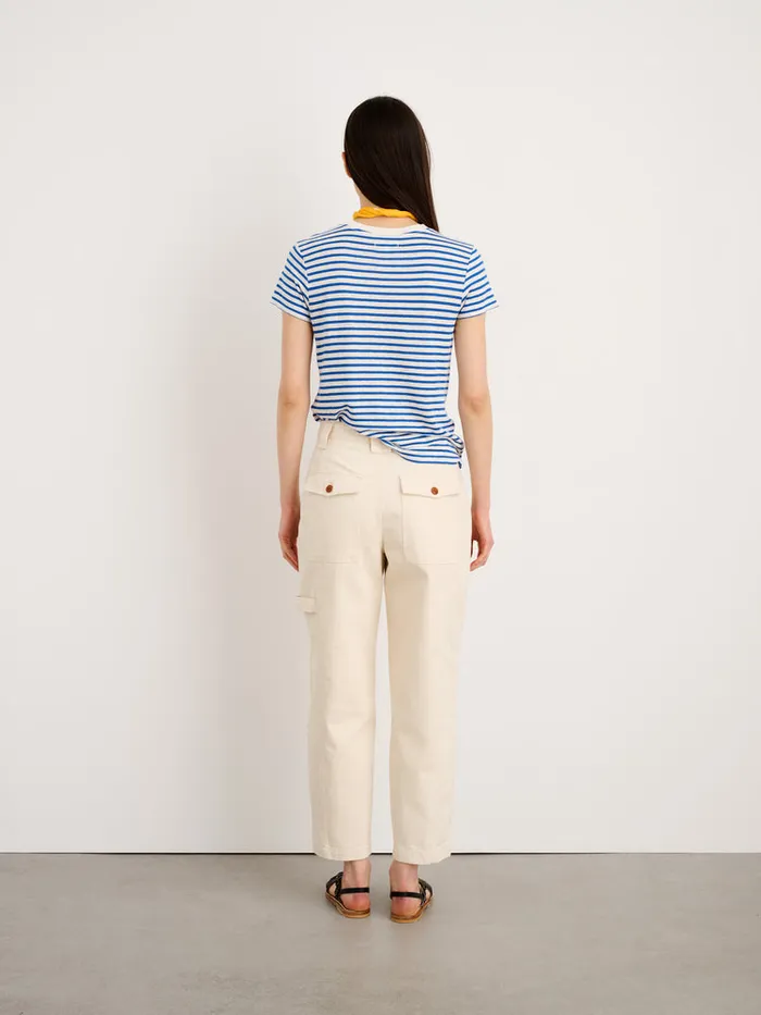 Women Alex Mill Tees Tanks Prospect Tee In Stripe Bluewhite