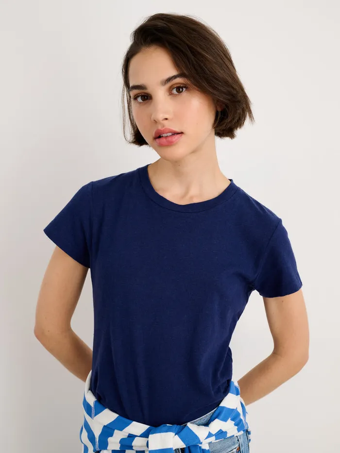 Women Alex Mill Tees Tanks Prospect Tee Midnight Navy