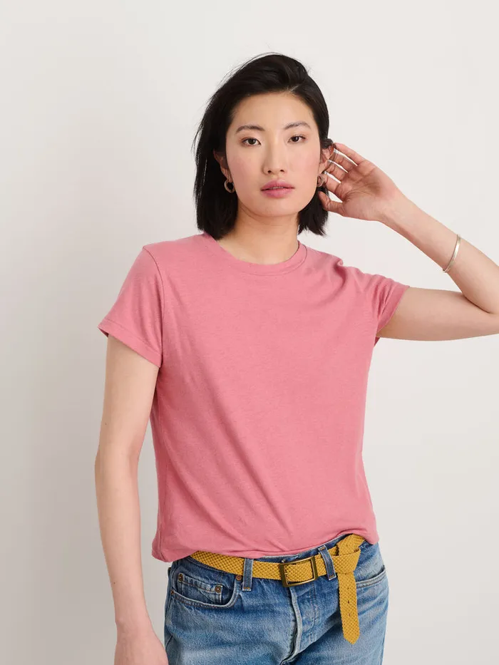 Women Alex Mill Tees Tanks Prospect Tee Rose Women Alex Mill Tees Tanks Prospect Tee Rose