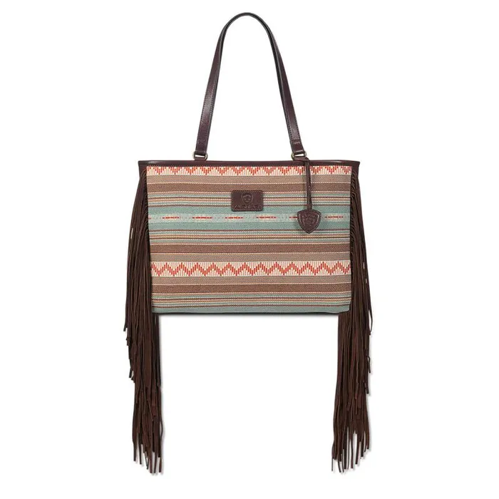 Women Bags and Wallets Ariat Serape Tote Bag Brown