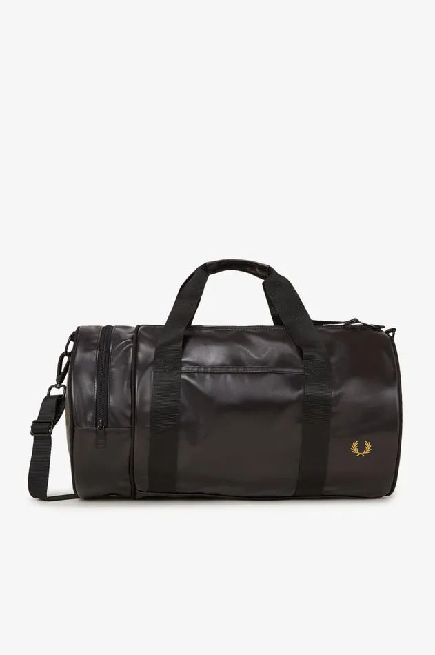 Women Bags Fred Perry Tonal Barrel Bag Blackgold