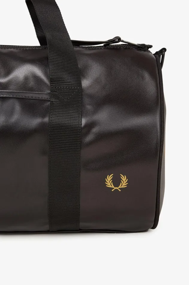 Women Bags Fred Perry Tonal Barrel Bag Blackgold