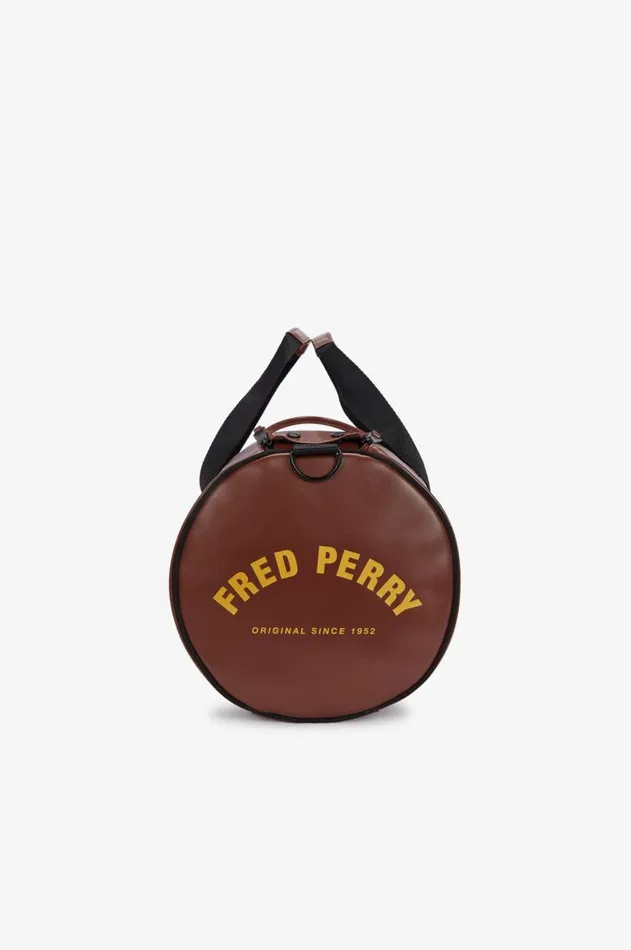 Women Bags Fred Perry Tonal Barrel Bag Whisky Brown