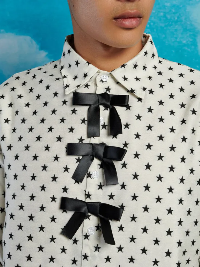 Women Billy Star Shirt Black U0026 White Sister Jane Tops