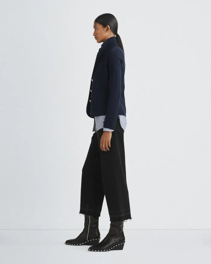 Women Blazers 038 Vests Rag 038 Bone Alex Sweater Blazer Navy